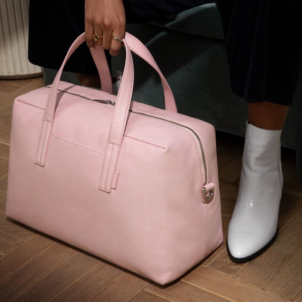 Away Luggage - The Everywhere Bag (pink leather)